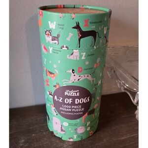 Professor Puzzle‎ A-Z of Dogs 1000 Piece Jigsaw Puzzle and Poster